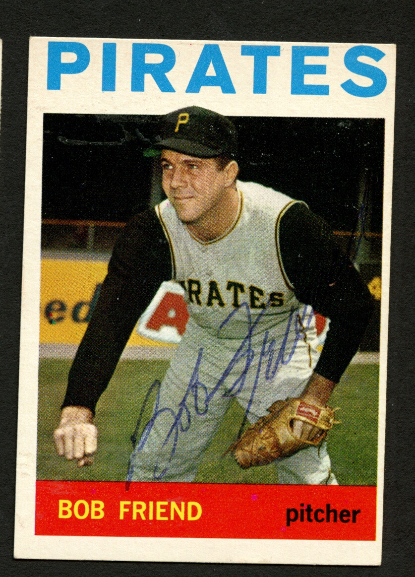 Bob Friend #20 signed autograph auto 1964 Topps Baseball Trading Card