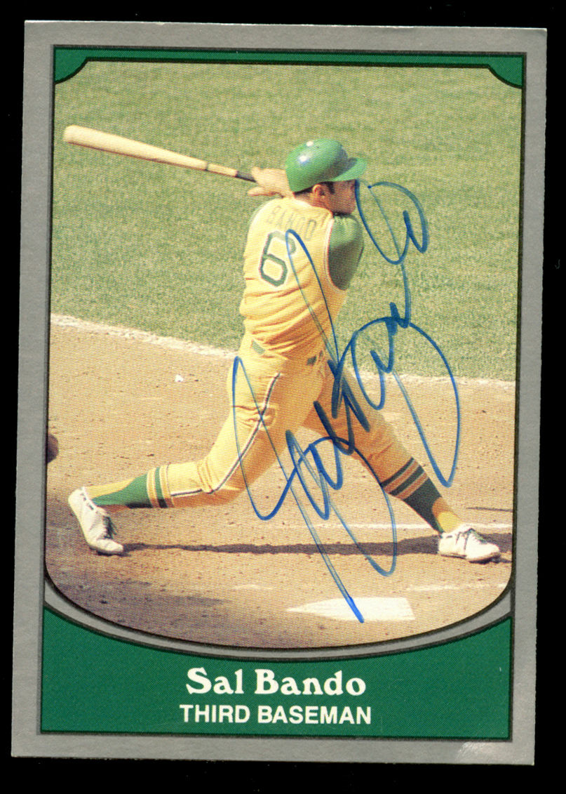 Sal Bando #4 signed autograph auto 1990 Pacific Legends Baseball Trading Card