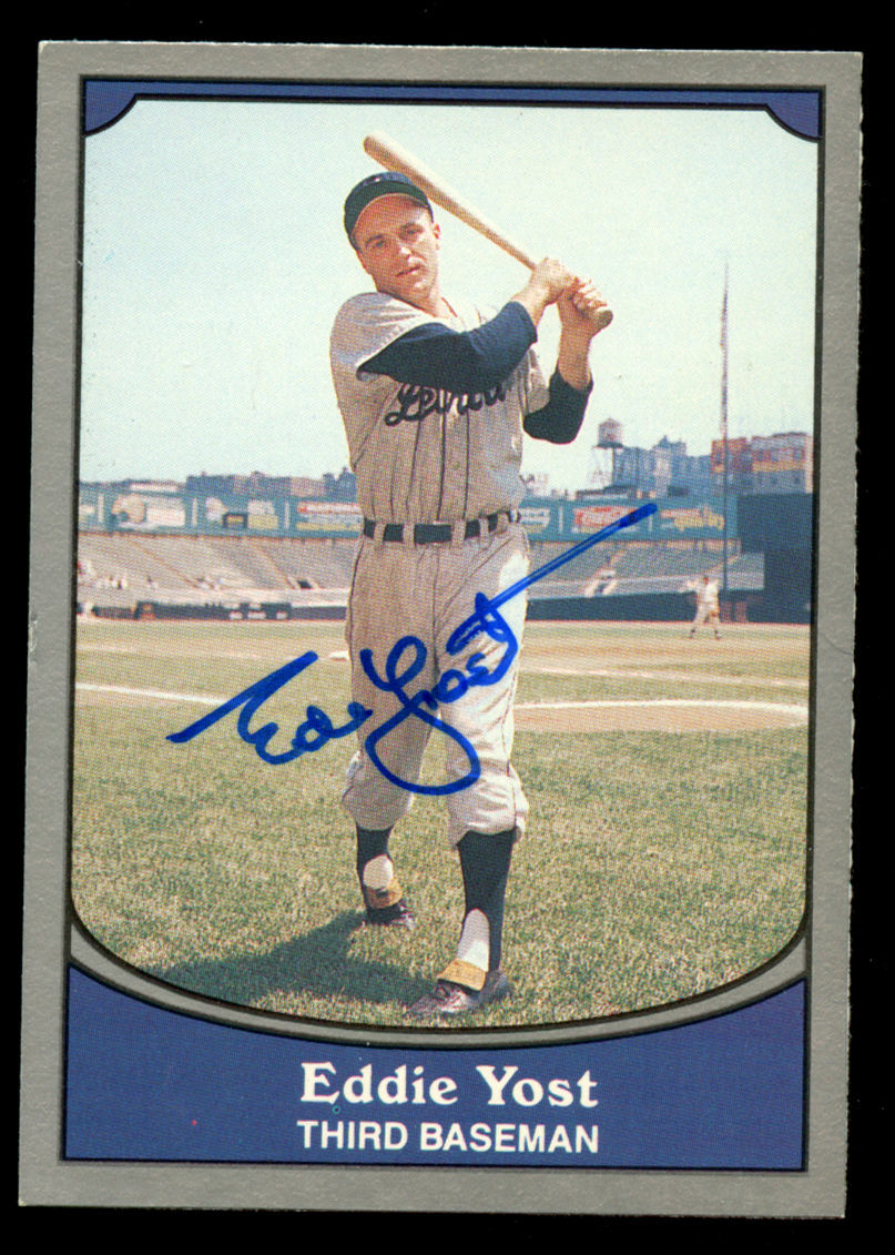 Eddie Yost #73 signed autograph auto 1990 Pacific Legends Baseball Trading Card