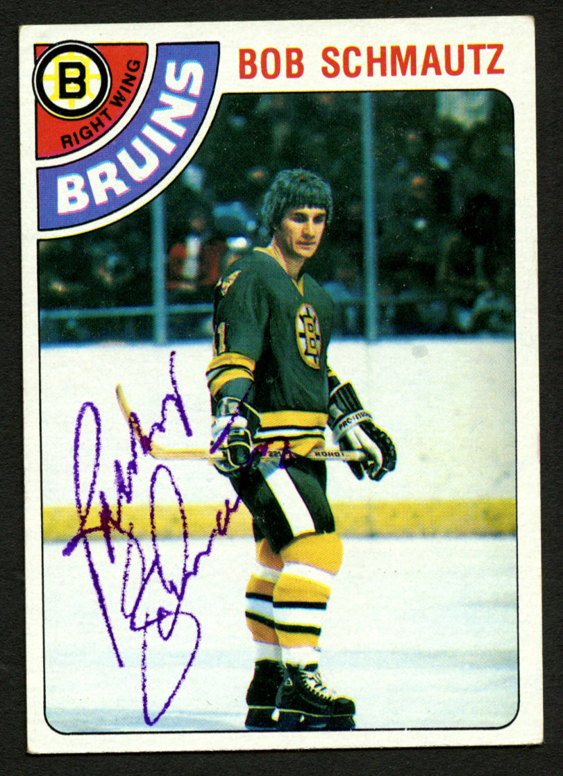 Bob Schmautz #248 signed autograph auto 1978-79 Topps Hockey Trading Card