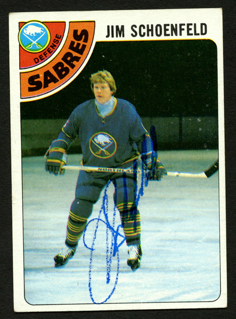 Jim Schoenfeld #178 signed autograph auto 1978-79 Topps Hockey Trading Card