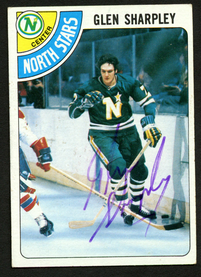 Glen Sharpley #175 signed autograph auto 1978-79 Topps Hockey Trading Card