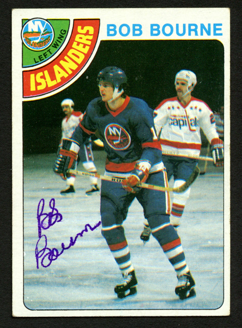 Bob Bourne #126 signed autograph auto 1978-79 Topps Hockey Trading Card