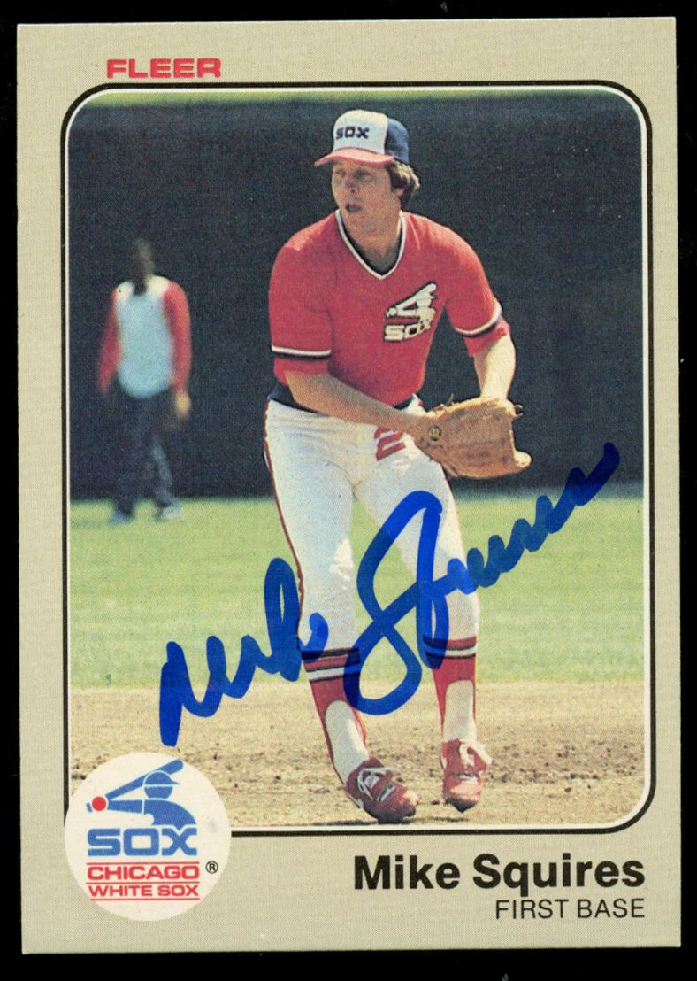 Mike Squires #250 signed autograph auto 1983 Fleer Baseball Trading Card
