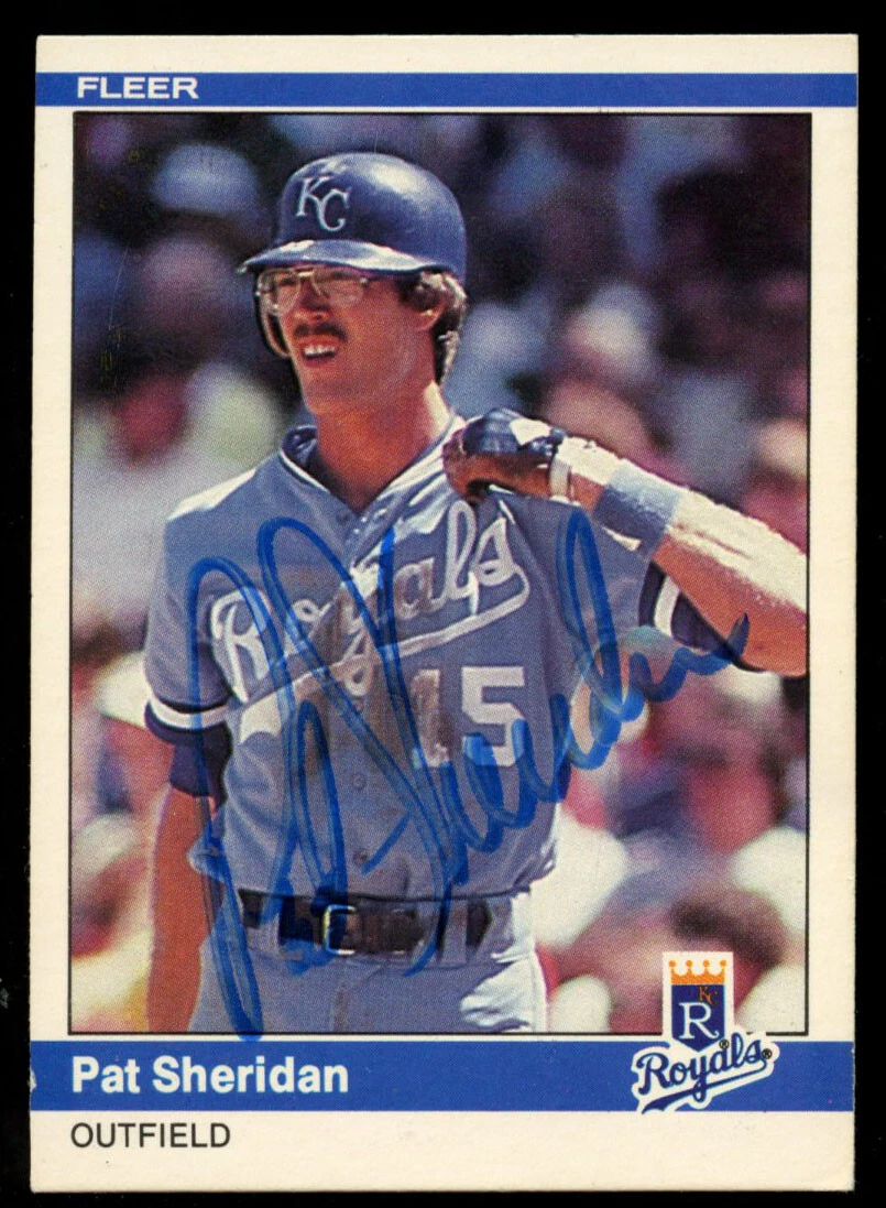Pat Sheridan #357 signed autograph auto 1984 Fleer Baseball Trading Card