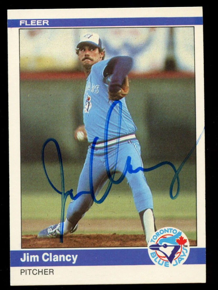 Jim Clancy #150 signed autograph auto 1984 Fleer Baseball Trading Card