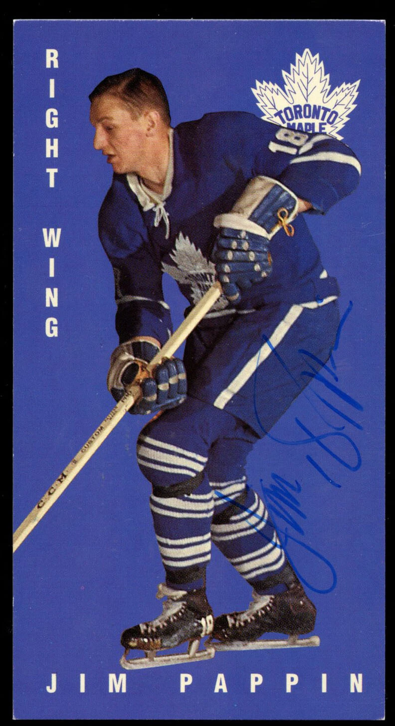 Jim Pappin #123 signed autograph auto 1994 Parkhurst Tall Boy Hockey Card