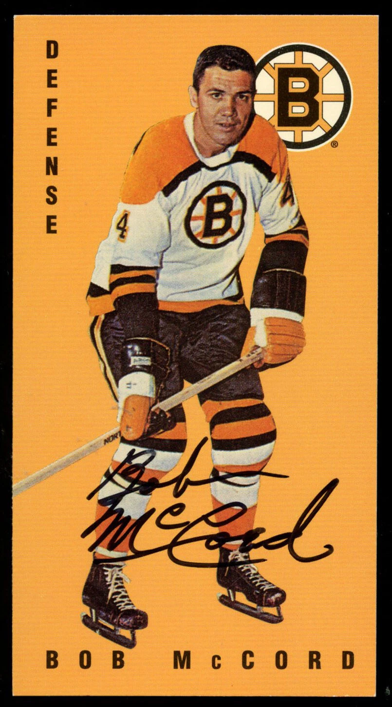 Bob McCord #10 signed autograph auto 1994 Parkhurst Tall Boy Hockey Card