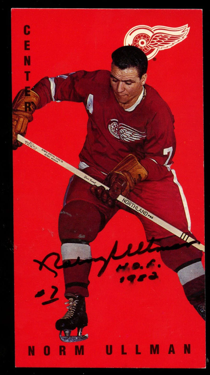 Norm Ullman #58 signed autograph auto 1994 Parkhurst Tall Boy Hockey Card