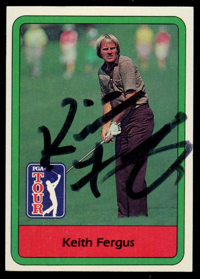 Keith Fergus #21 signed autograph auto 1982 Donruss Golf Trading Card