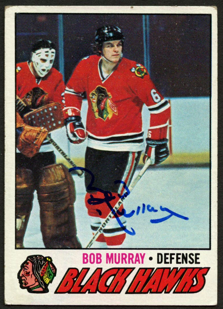 Bob Murray #12 signed autograph auto 1977-78 Topps Hockey Trading Card