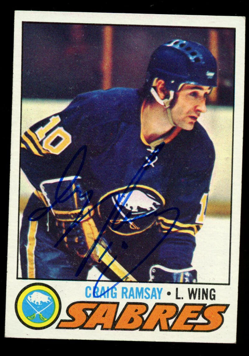 Craig Ramsay #191 signed autograph auto 1977-78 Topps Hockey Trading Card