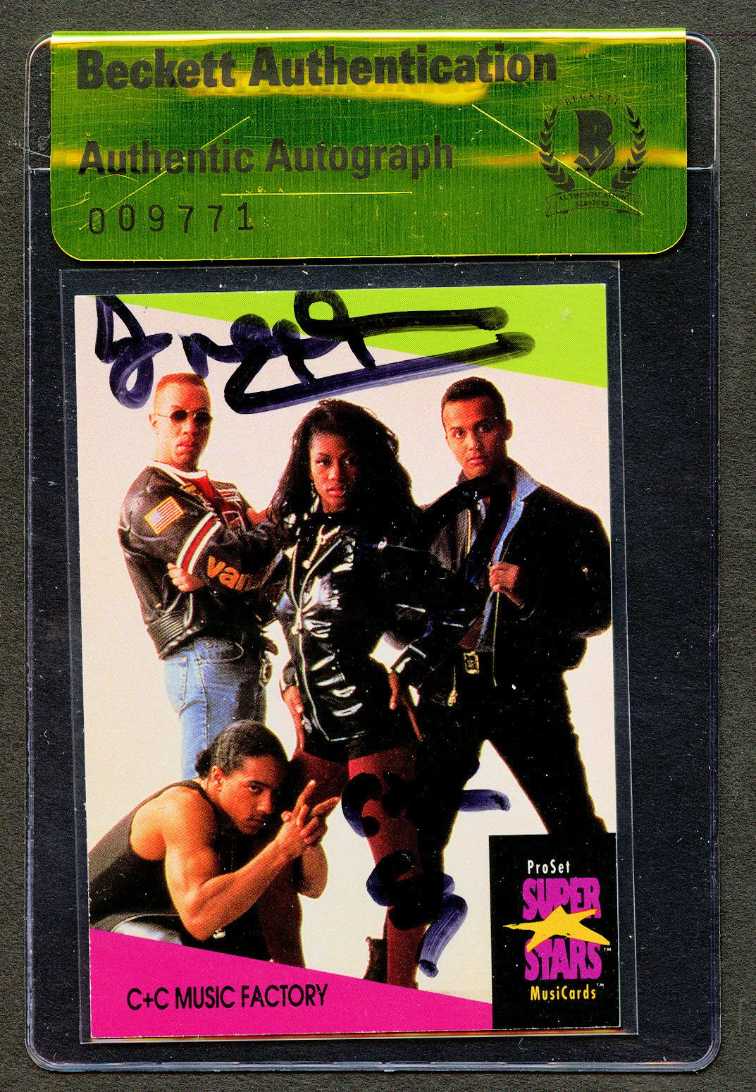 Freedom Williams #266 signed autograph Pro Set Super Stars C&C Music Factory BAS