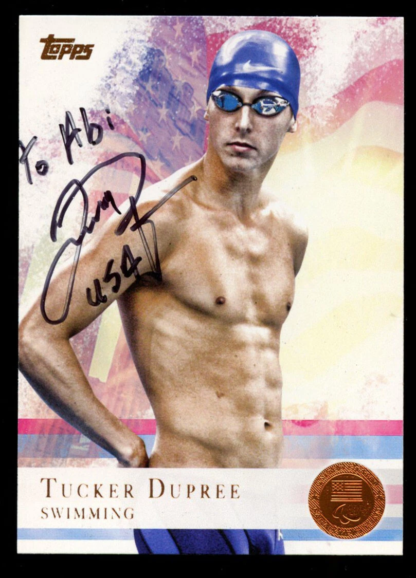 Tucker Dupree #36 signed autograph auto 2012 Topps U.S. Olympic Team Card