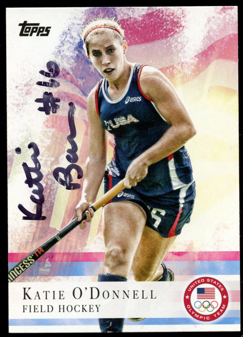 Katie O'Donnell #23 signed autograph auto 2012 Topps U.S. Olympic Team Card