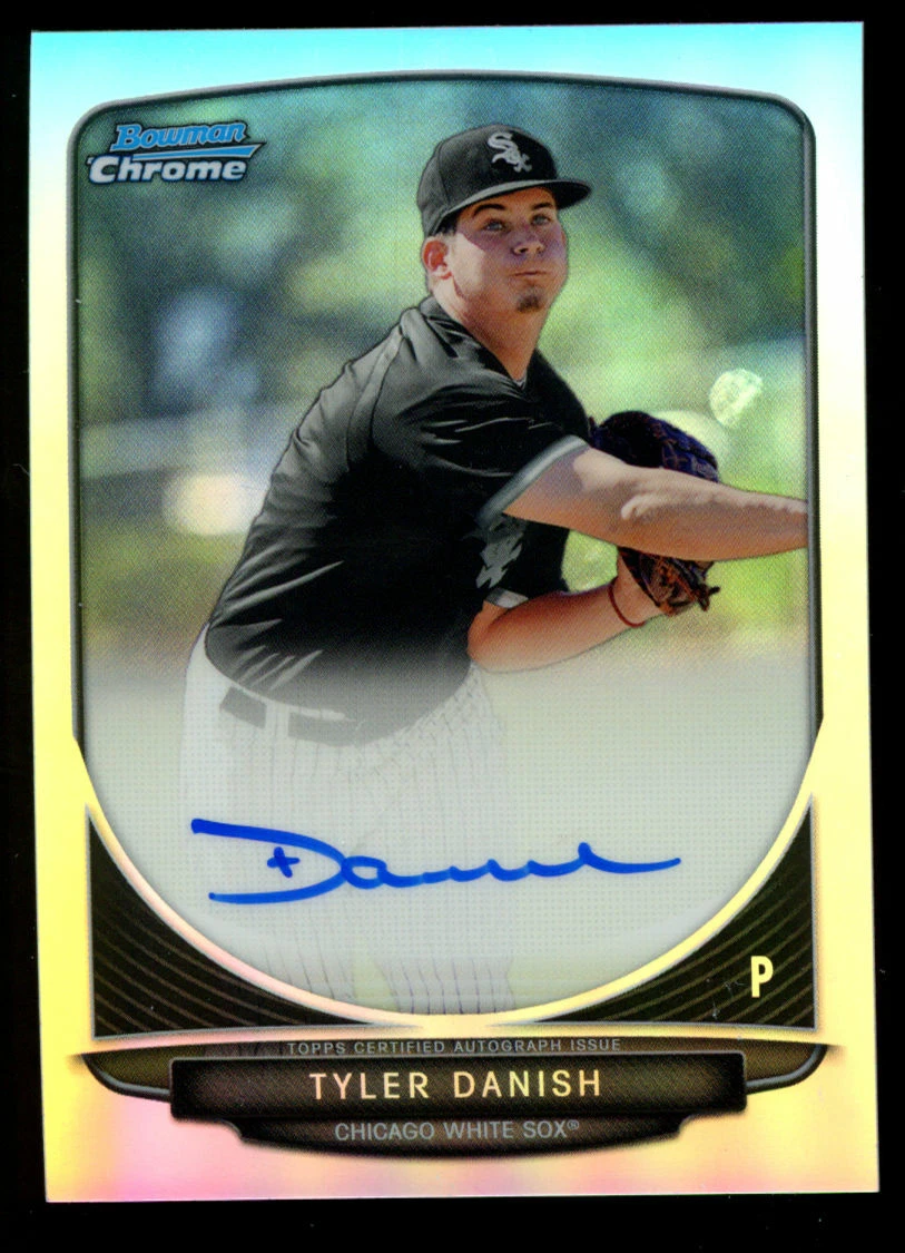 Tyler Danish #BCA-TDA White Sox Refractor signed auto 2013 Bowman Draft Chrome