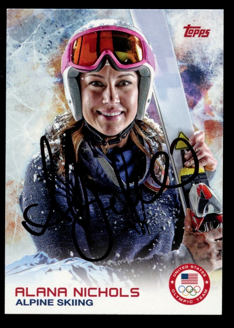 Alana Nichols #66 signed autograph auto 2014 Topps U.S. Winter Olympic Card