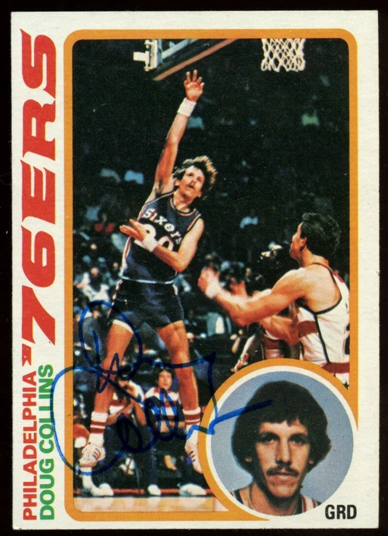 Doug Collins #2 signed autograph auto 1978-79 Topps Basketball Trading Card