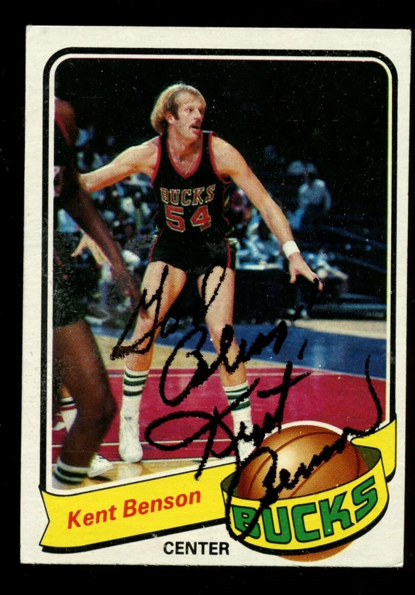 Kent Benson #121 signed autograph auto 1979-80 Topps Basketball Trading Card