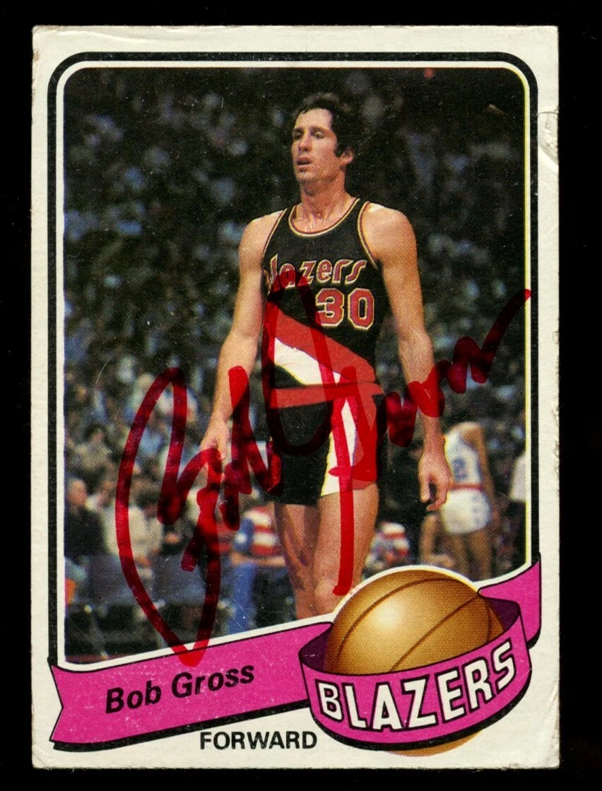 Bob Gross #4 signed autograph auto 1979-80 Topps Basketball Trading Card