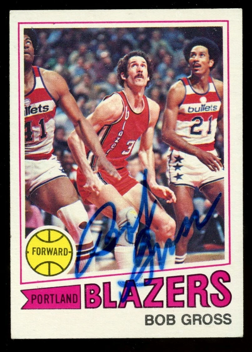 Bob Gross #11 signed autograph auto 1977-78 Topps Basketball Trading Card
