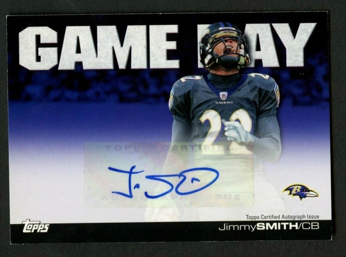 Jimmy Smith #GDA-JSM signed autograph auto 2011 Topps Game Day Football Card