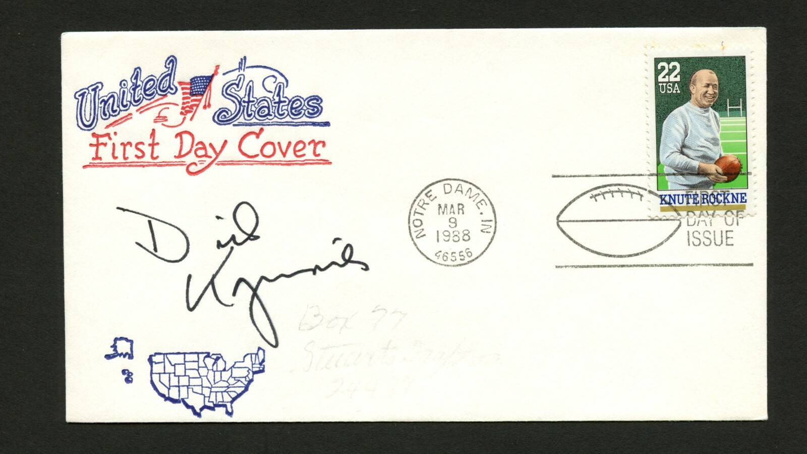 Dick Kazmaier d.2013 signed autograph FDC cover American Football Player PC172