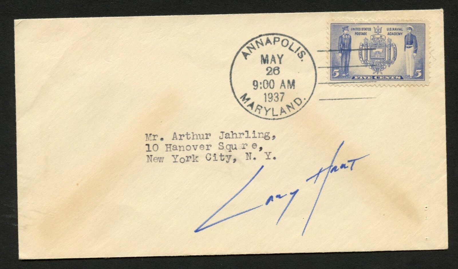 Gary Hart signed autograph auto postal cover US Senator Colorado State PC164