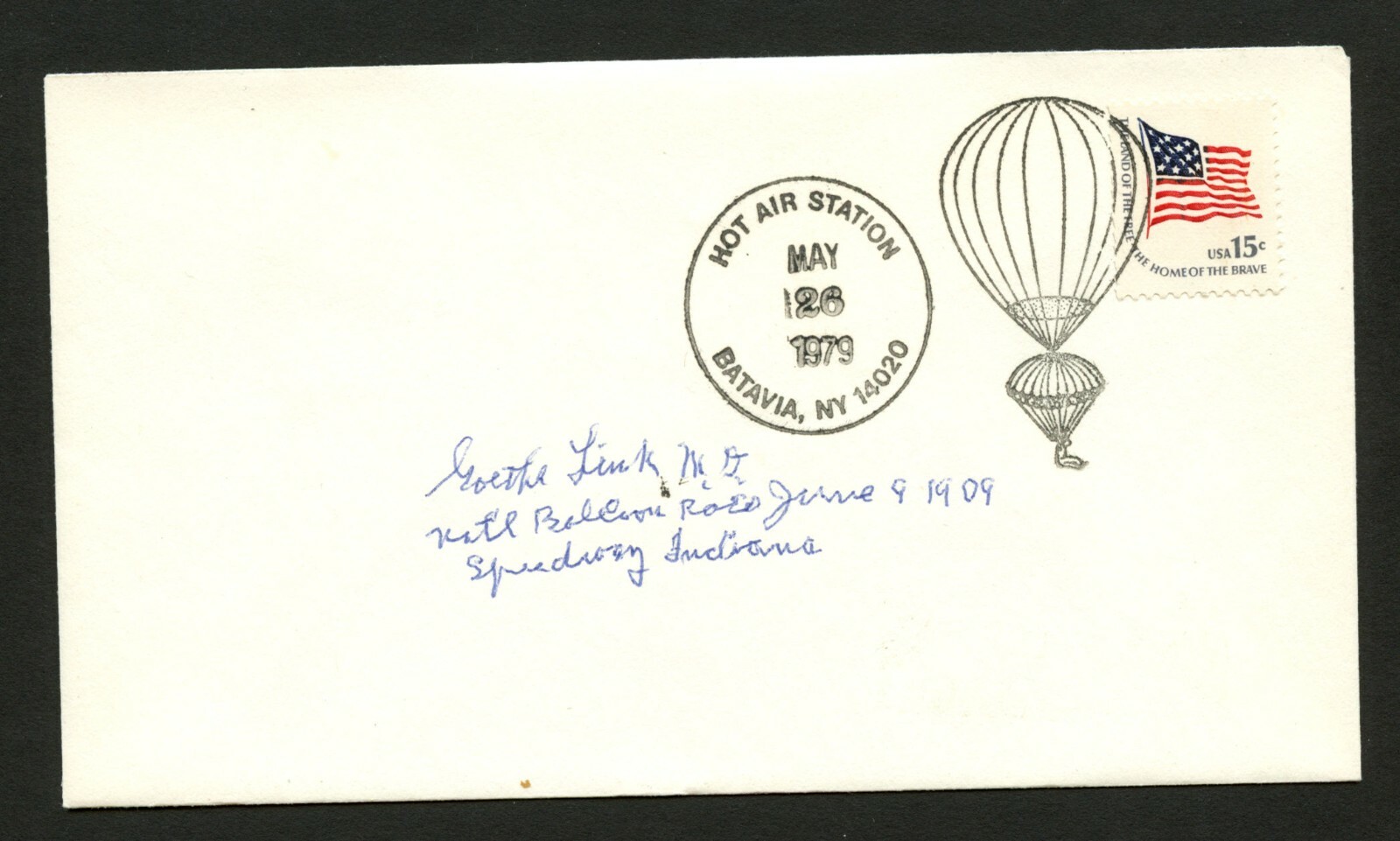 Goethe Link d.1980 signed autograph auto postal cover Surgeon & Astronomer PC165