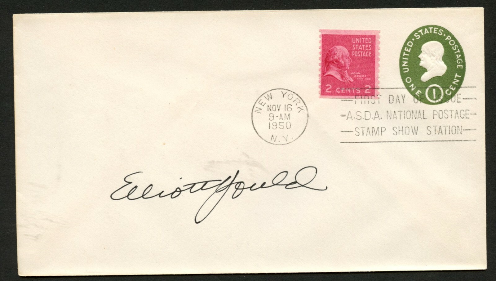 Elliott Gould signed autograph auto FDC cover American Actor film MASH PC132
