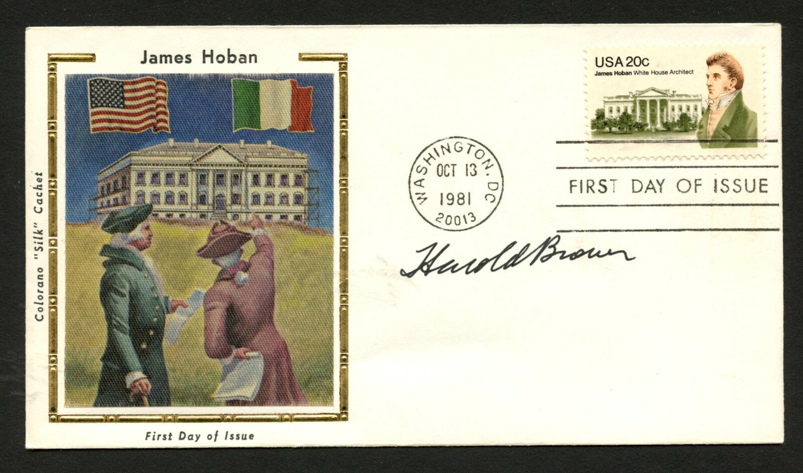 Harold Brown d2019 signed autograph auto FDC cover US Secretary of Defense PC070