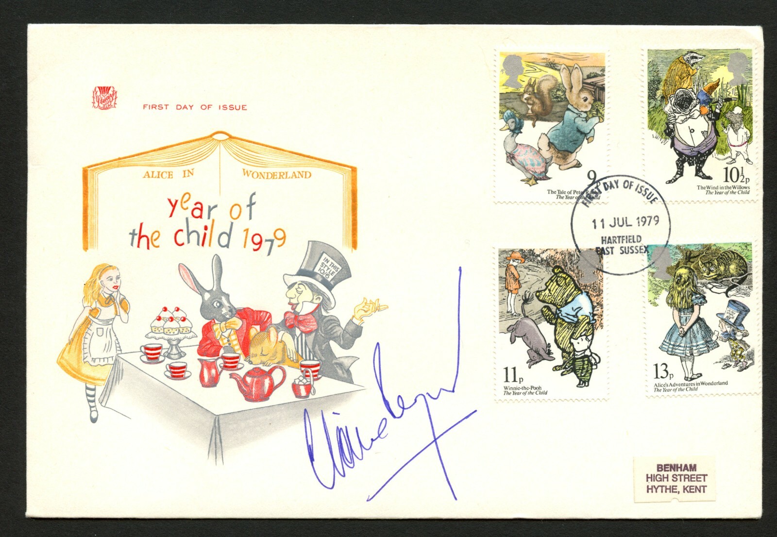 Claire Rayner d.2010 signed autograph auto FDC cover English nurse PC282