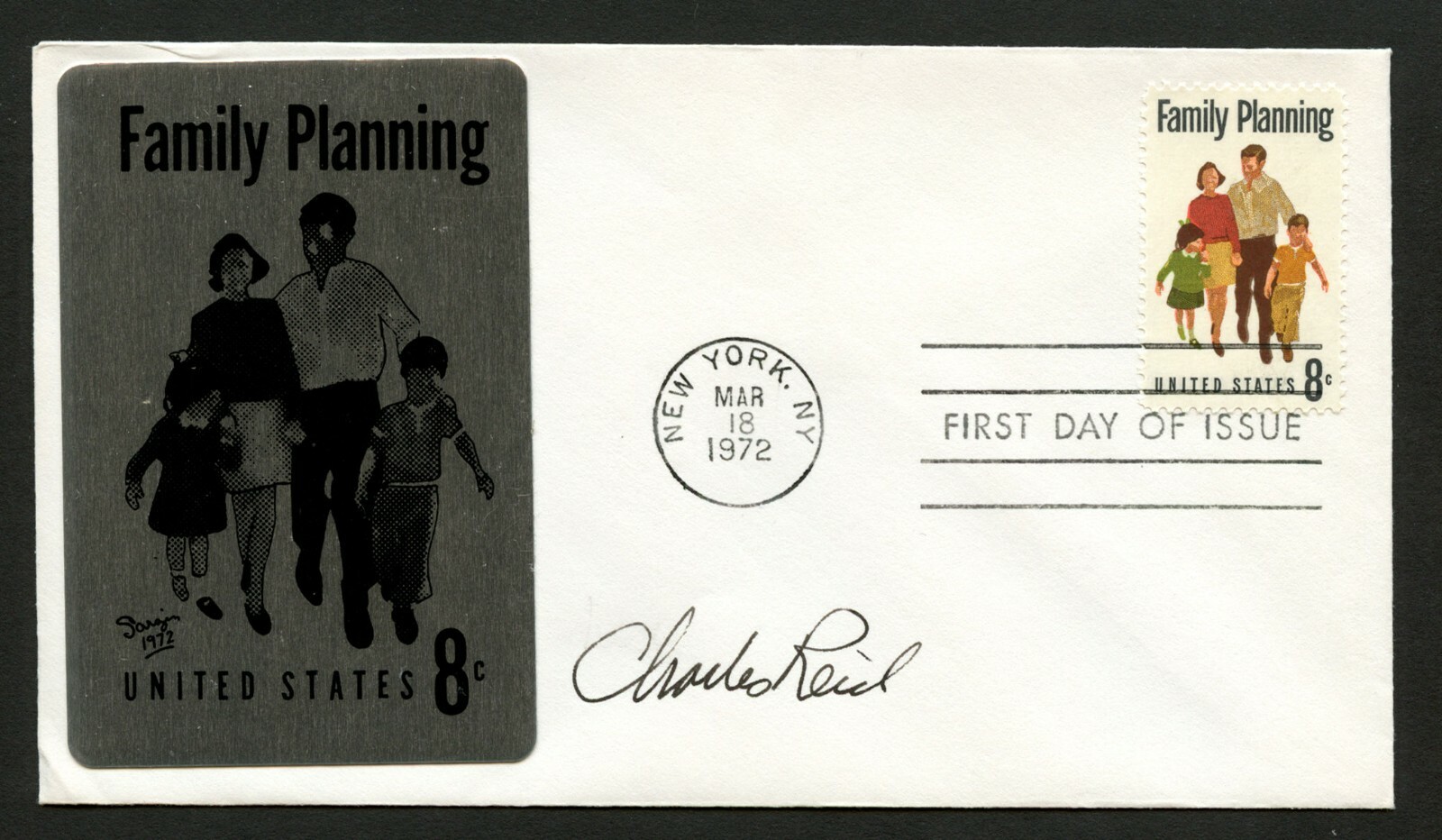 Charles Reid d.2019 signed autograph auto FDC cover American Painter PC270