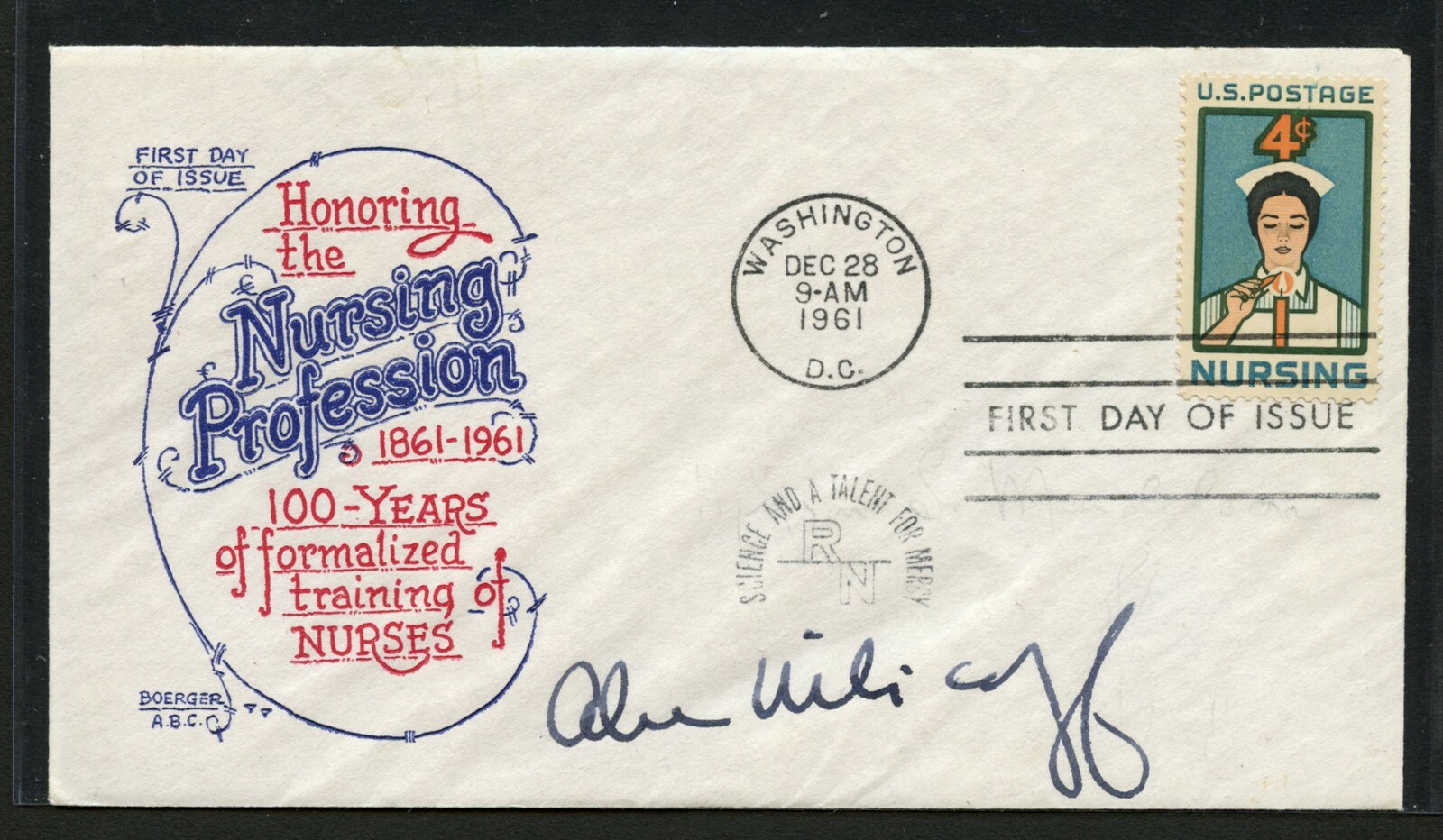 Abe Ribicoff d1998 signed autograph auto FDC cover Governor of Connecticut PC266