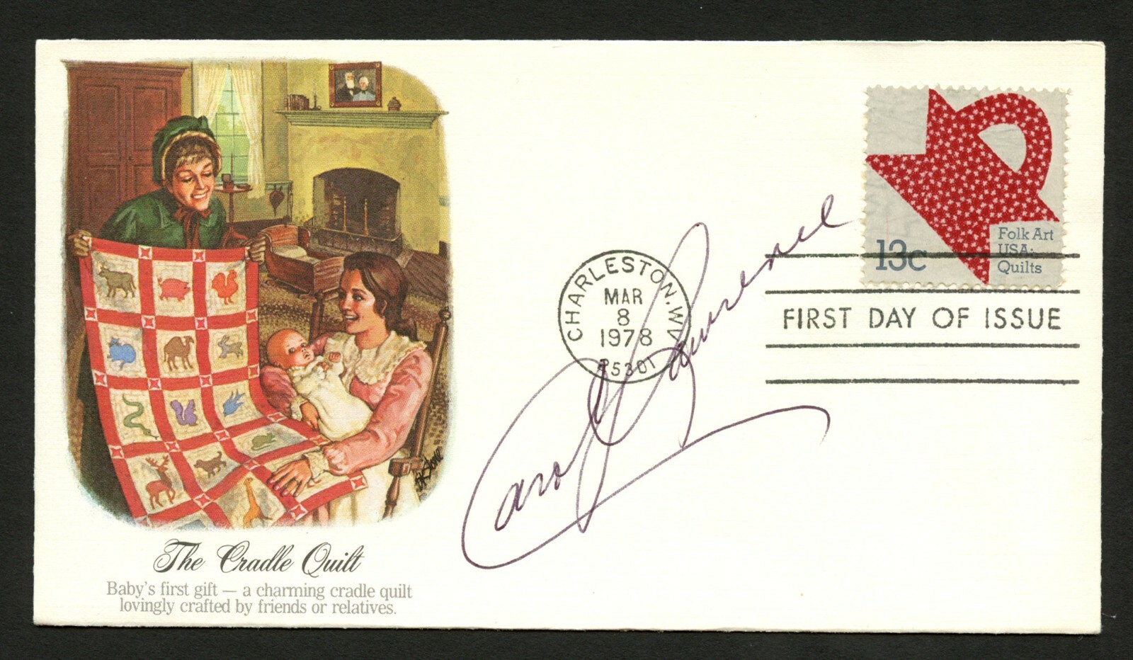 Carol Lawrence signed autograph auto FDC cover American Actress PC268