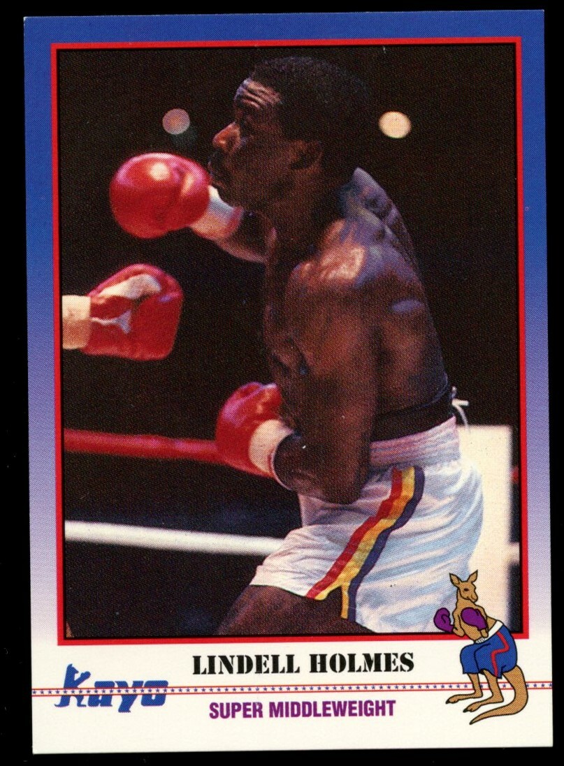 Lindell Holmes #57 signed autograph auto 1991 KAYO Boxing Trading Card