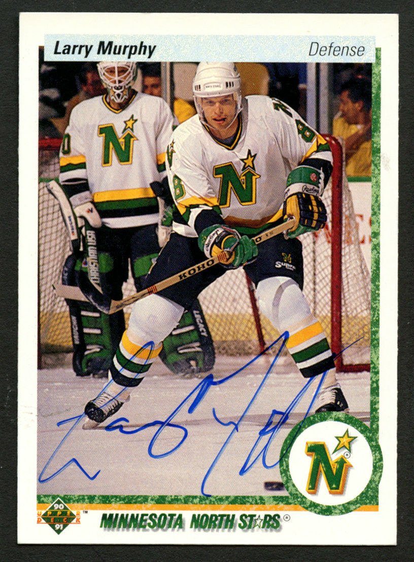 Larry Murphy #229 signed autograph auto 1990-91 Upper Deck Hockey Card