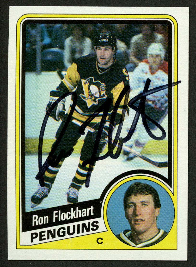 Ron Flockhart #124 signed autograph auto 1984-85 Topps Hockey Trading Card