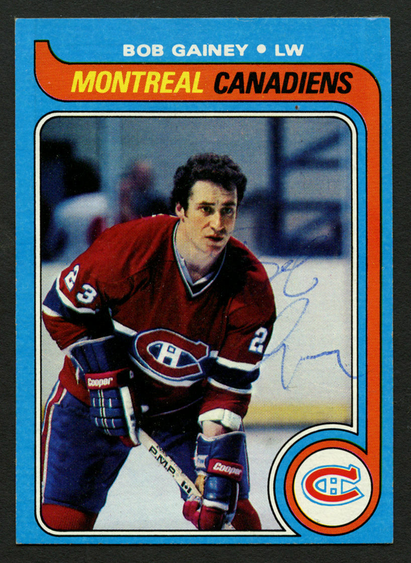 Bob Gainey #170 signed autograph auto 1979-80 Topps Hockey Trading Card