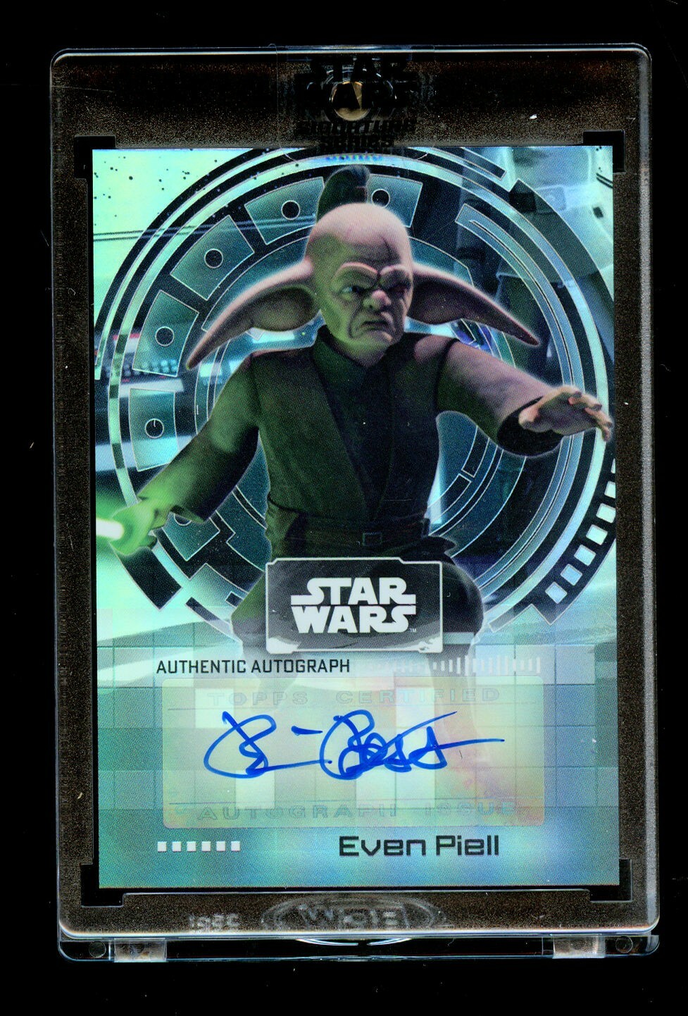 BLAIR BESS AS EVEN PIELL A-BB1 AUTO SIGNED 2022 TOPPS STAR WARS SIGNATURE SERIES COLLECTIBLE MEMORABILIA