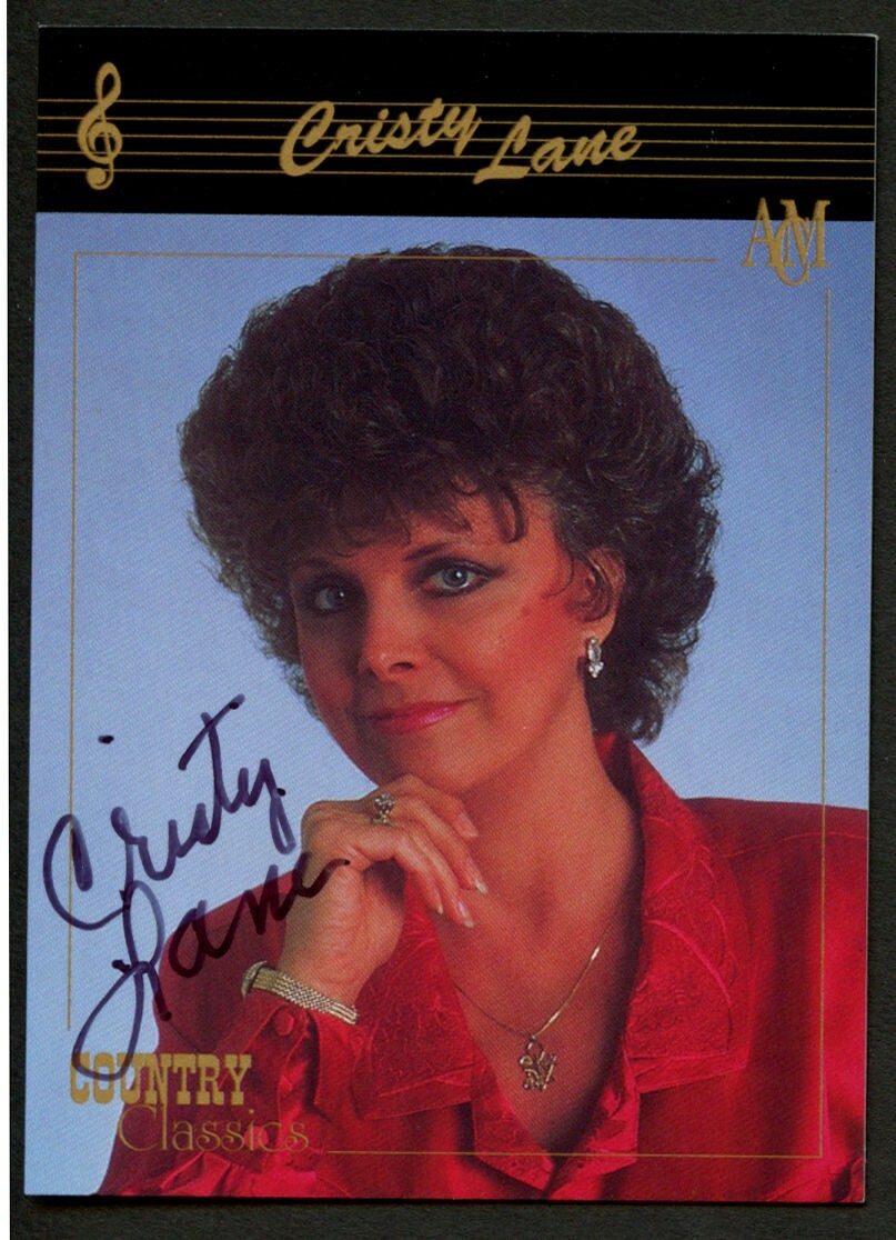 Cristy Lane #15 signed autograph auto 1992 Collect-A-Card Country Classics