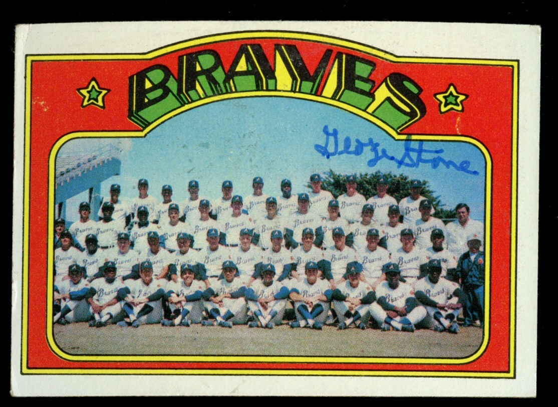 George Stone #21 signed autograph auto 1972 Topps Baseball Trading Card