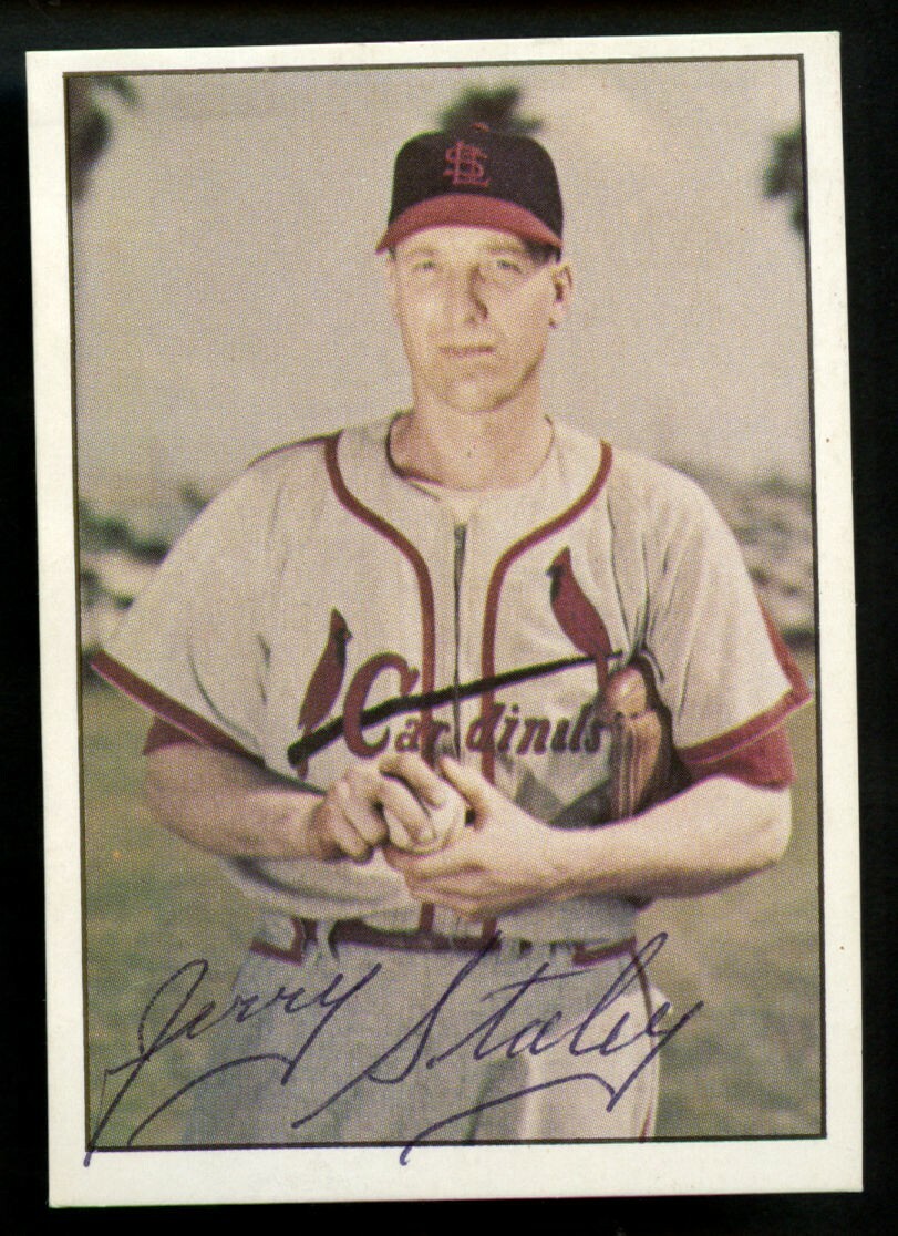 Jerry Staley #40 signed autograph auto 1979 TCMA Baseball History Series Card