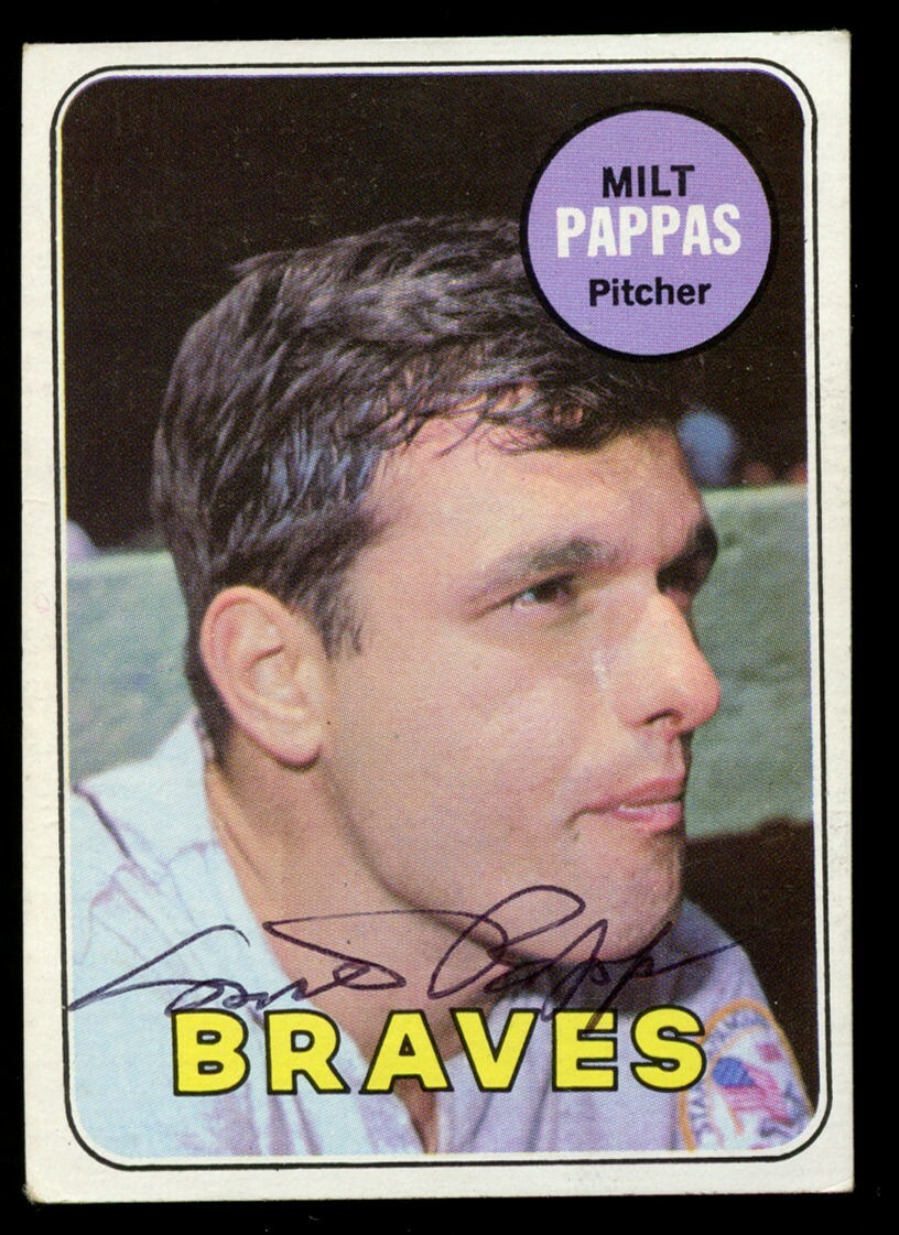 Milt Pappas #79 signed autograph auto 1969 Topps Baseball Trading Card