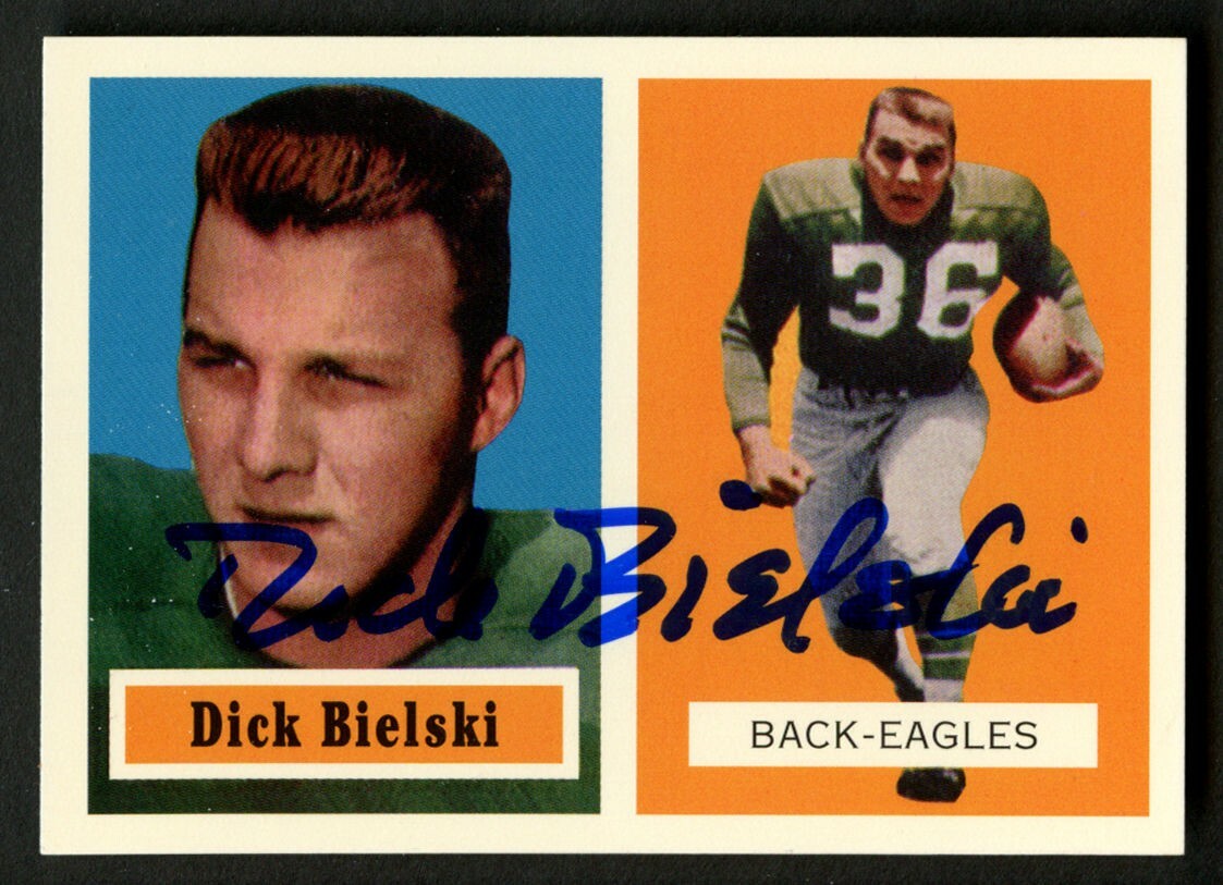 Dick Bielski #13 signed autograph auto 1994 Topps 1957 Archives Football Card