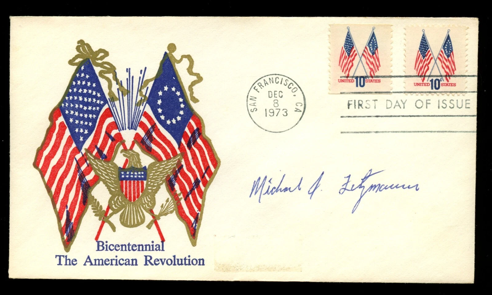 Michael Fitzmaurice signed autograph FDC Medal of Honor Recipient Army Vietnam