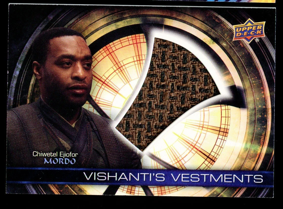 2016 Marvel UD Doctor Strange Memorabilia Card Mordo Vishanti's Vestments VH-BM