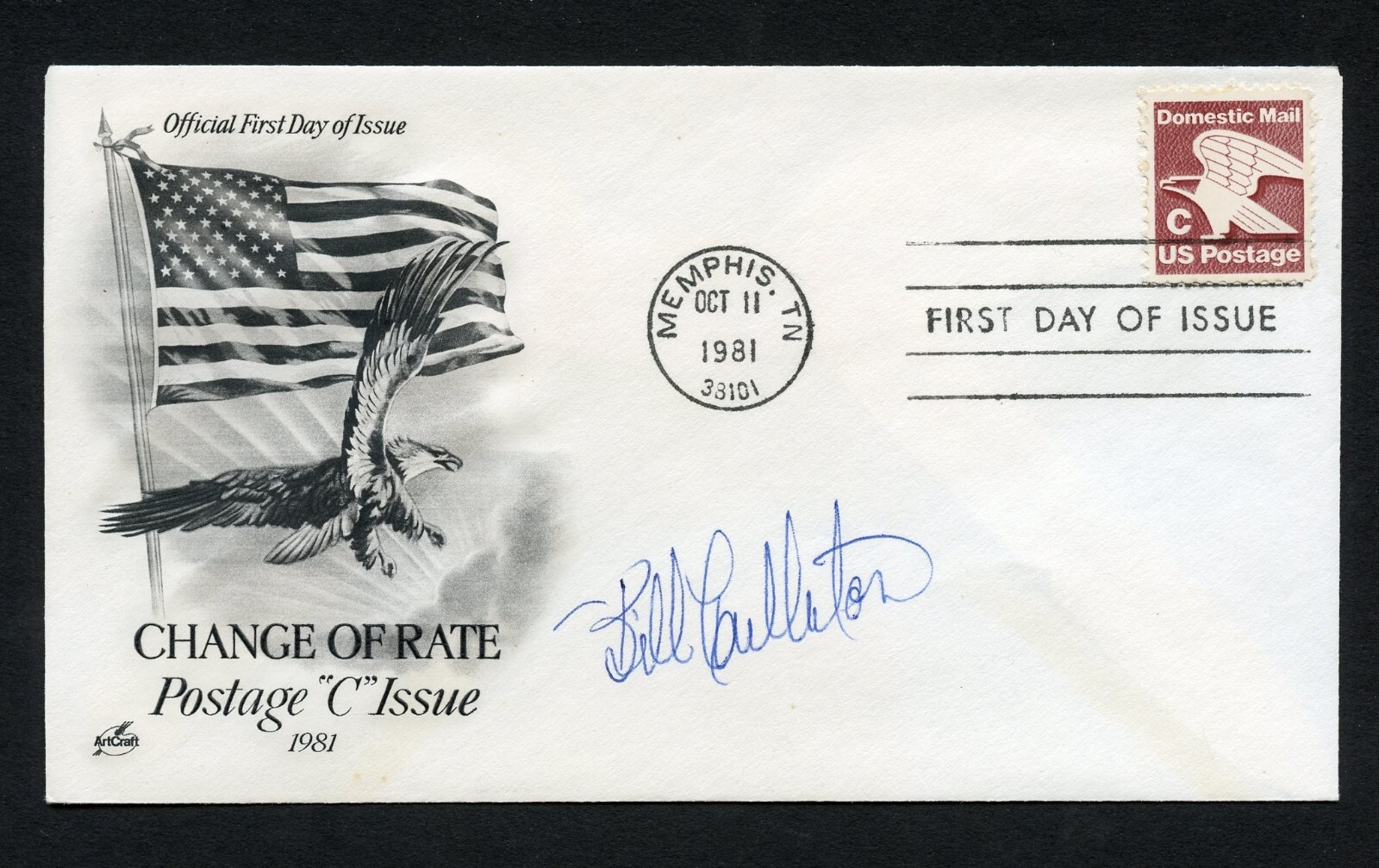 William Cullerton d2013 signed autograph auto First Day Cover WWII ACE USAAF