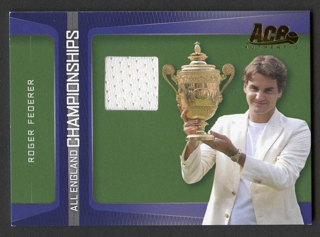 Roger Federer 2007 Ace Authentic All England Championships Material #EC-3 Card