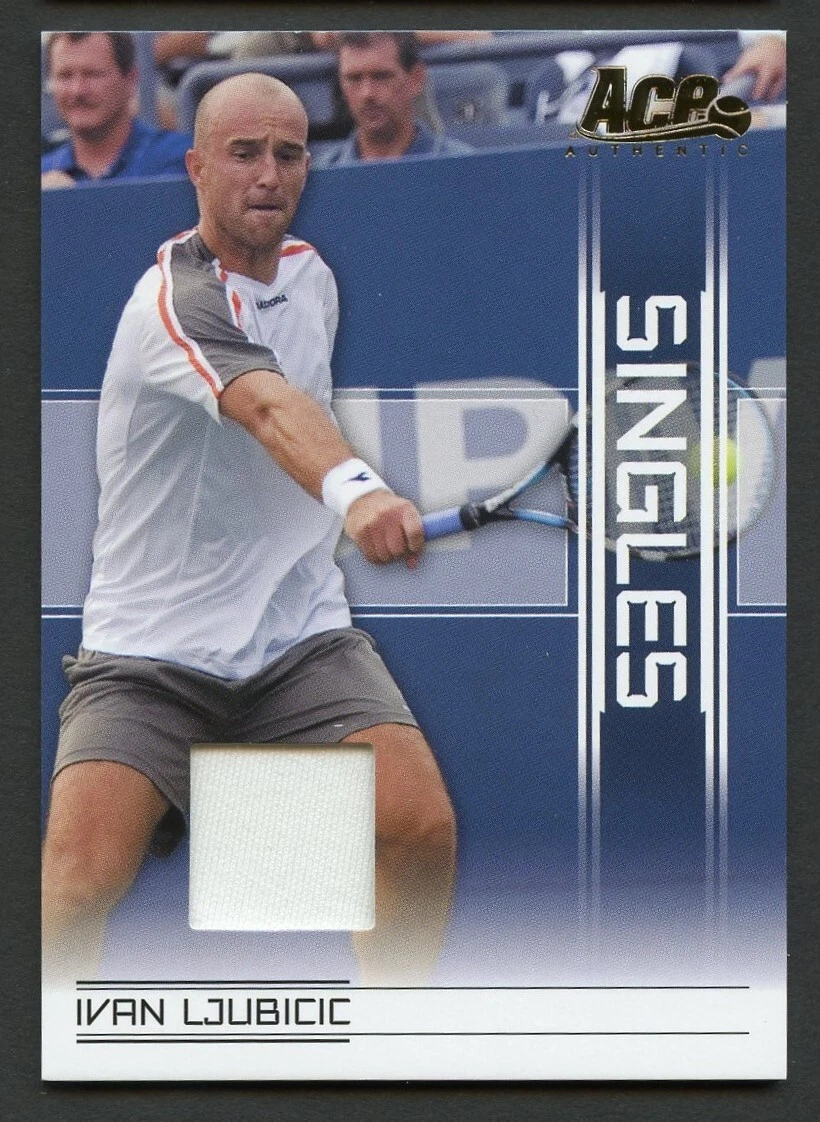 Ivan Ljubicic 2007 Ace Authentic Straight Sets Singles Materials #SI-3 Card